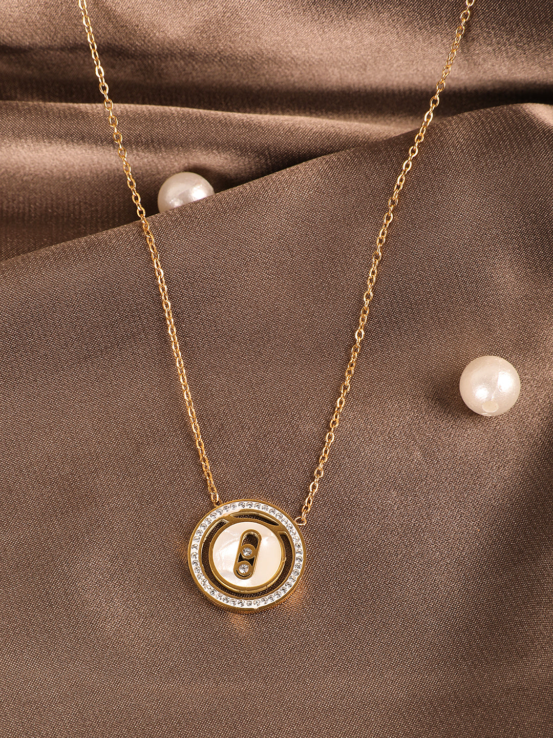 Kraze Stylish Gold-Plated Pendant
