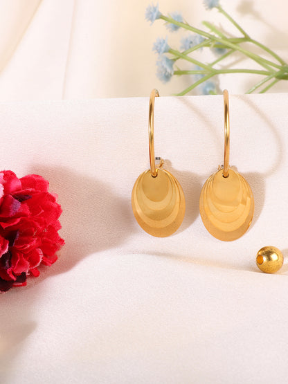Kraze Golden Drop Earrings