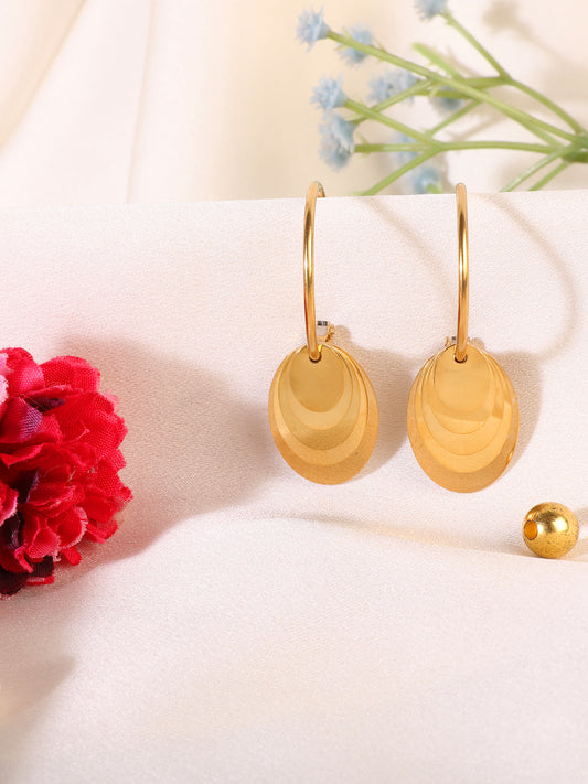 Kraze Golden Drop Earrings
