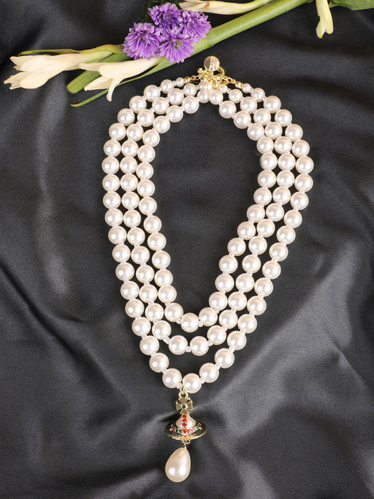 Royal Layered Pearl Necklace