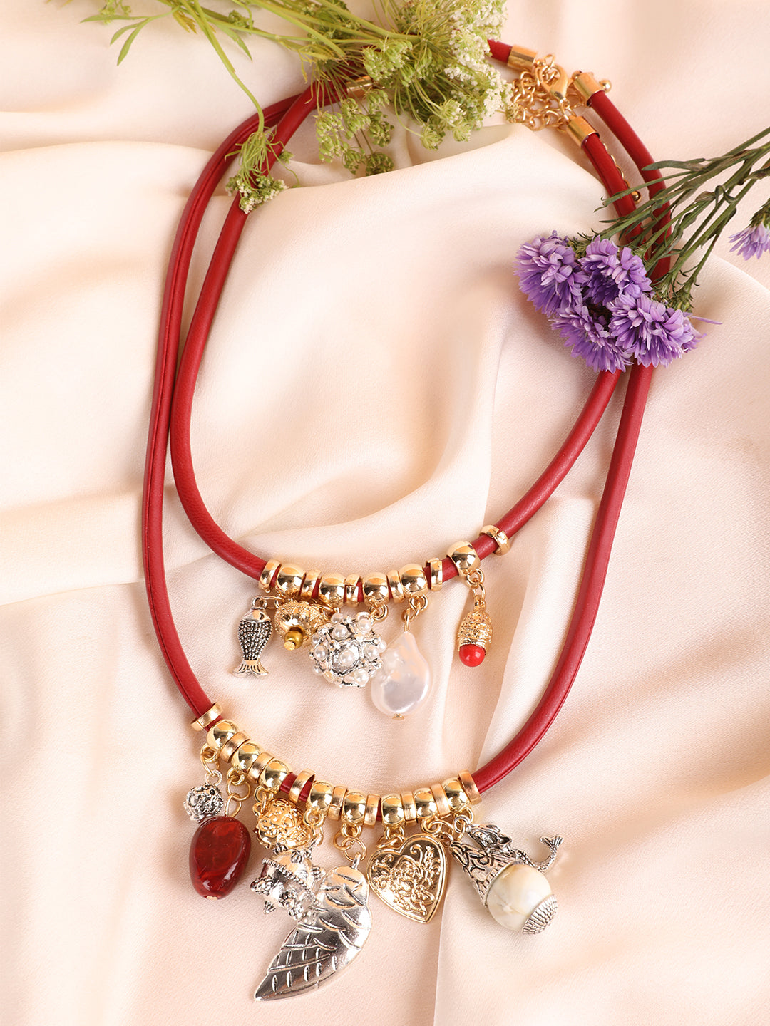 Boho Charm Dual Layer Necklace