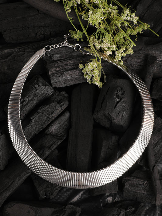 Vintage Herringbone Chain Necklace