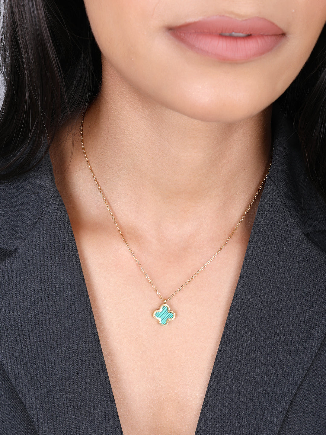Kraze Gold Plated Pendant With Chain