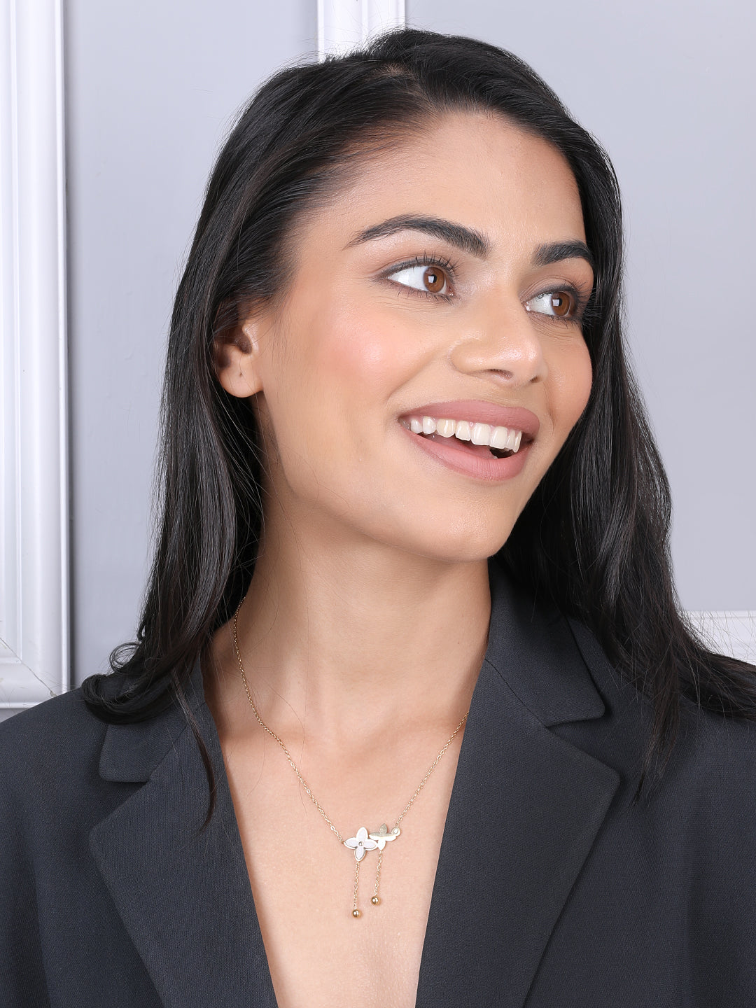 Twin Floral Pendant