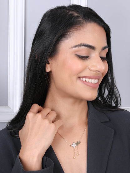 Twin Floral Pendant