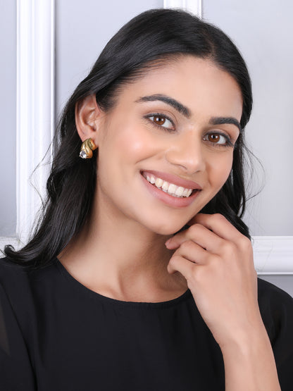 Gold-Plated Drop Earrings