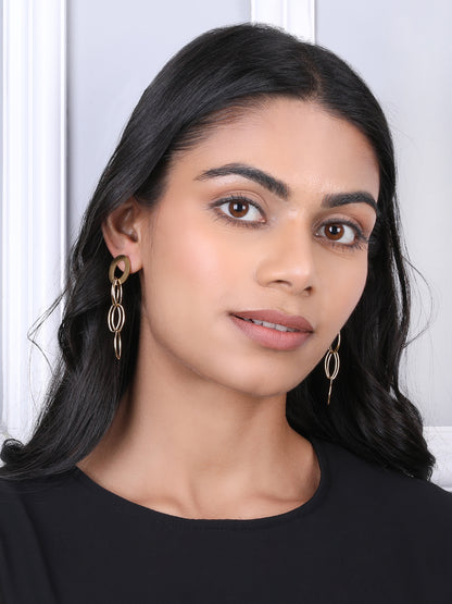 Modest Round Danglers Earrings
