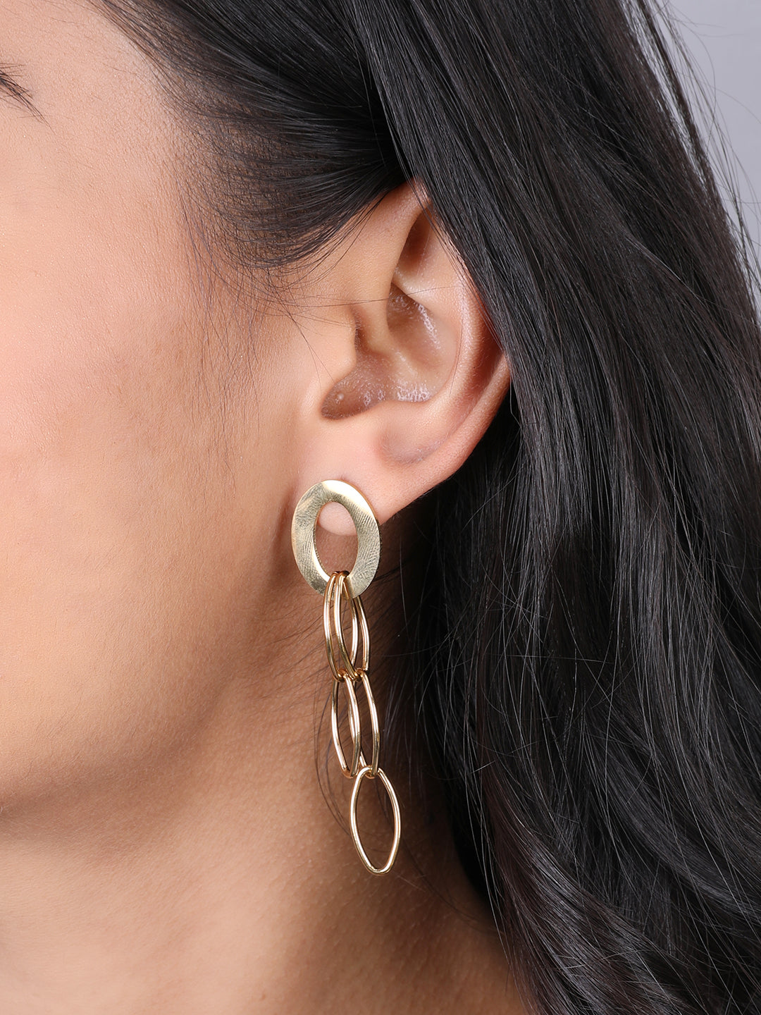 Modest Round Danglers Earrings