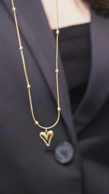 Kraze Heartline Pendant With Chain