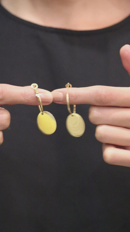 Kraze Golden Drop Earrings